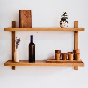 floating shelves wood